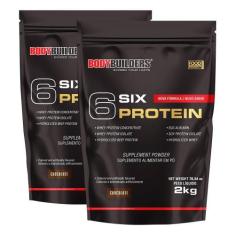 KIT 2x 6 Six Protein 2kg - Bodybuilders, Chocolate
