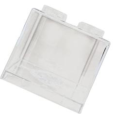 Banco de Economia de Dinheiro de Plástico Transparente para Crianças, Meninos e Meninas, Brinquedo Educacional de Caixa Transparente e Item (8,9x8,9x9,2cm / 3,5x3,5x3,6 pol.)