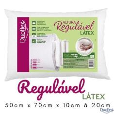 Travesseiro Látex Altura Regulável - 50 cm x 70 cm - RL1109 - Duoflex