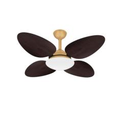 Ventilador Teto Dourado 4 Pás Econômico Trevo Ventax 220V, 220V