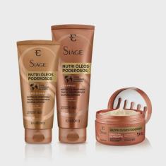 Kit Siàge Nutri Óleos Poderosos Shampoo + Condicionador + Máscara Capilar