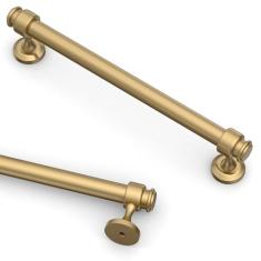 Asidrama Pacote com 10 puxadores de armário de cozinha champanhe bronze 6,3 polegadas (160 mm), puxadores de armário de cozinha para puxadores de gaveta de armário