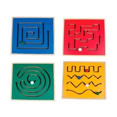 Brinquedos Educativos Painéis Psicomotores 4 Unidades - SONHO DE CRIAN