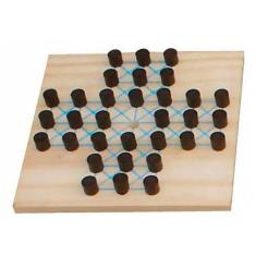 Brinquedos Educativos Jogo Resta 1 20x20cm 32 Peças - SONHO DE CRIANÇA