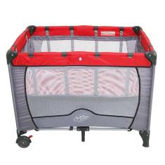 Berço Portátil Compacto Baby Style - Vermelho