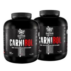 Kit 2 Carnibol Isolado Proteína Carne 1,8Kg Choco Darkness