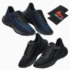 Kit 2 Tênis Masculino Esportivo Super Leve Academia Caminhada Treino Corrida-Masculino