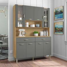 Armário de cozinha Kit 8 Portas 2 Gavetas Golden Kits Paraná - Kit's P