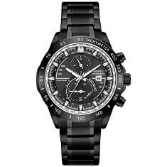 Relógio masculino Smael Display Luxuoso SL-9062 à prova d´ água (Preto)