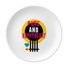 Prato natalino para o dia das crianças, prato decorativo de porcelana salver louça de jantar