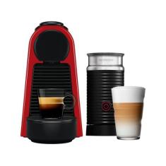 Cafeteira Nespresso Combo Essenza Mini - Red + Aero3 Vermelha