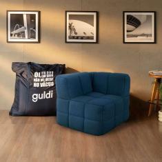 módulo canto sofá guldi popup linho azul