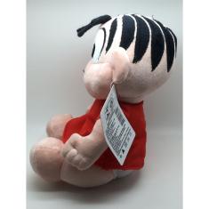 Boneco Pelúcia Mônica Sentada 22 Cm Turma Da Mônica - Tasco