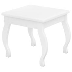 Banqueta Para Penteadeira Branco - Luapa Móveis