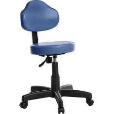 Cadeira Mocho Giratoria Plus Revestimento Viena Marrom - Goldflex