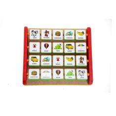 Jogo Da Memória De Girar Educativo Em Mdf - Tralalá