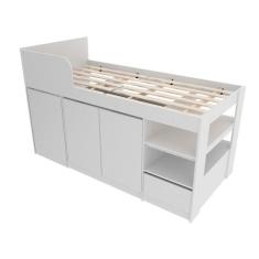Cama Infantil Multifuncional 193x117,5x94cm Branca - Tecnomobili
