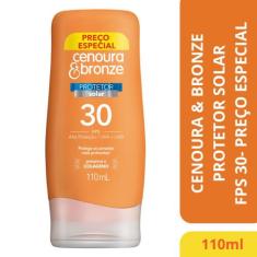 Protetor Solar Cenoura & Bronze Fps 30 Preço Especial 110ml