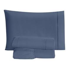 Jogo De Lençol 600 Fios Algodão Fio Egípcio Solteiro 3 Peças - Vitor B