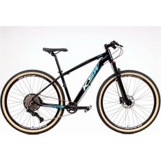 Bicicleta Aro 29 Ksw Xlt 12v Freios Hidráulicos 1x12v Suspensão Trava No Ombro Pneus Faixa Bege-Unissex