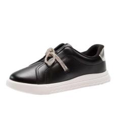 Tenis Molekinha Infantil Com Laço Brilho Menina-Feminino