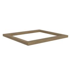 Módulo Cozinha Kappesberg Nox Tampo P- Balcão Cooktop E604 60cm Nogueira-kappesberg