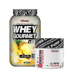Kit Whey Protein Gourmet Pote 907g + Creatina Extreme Pump Elite Series 150g - FN Forbis Nutrition-Unissex