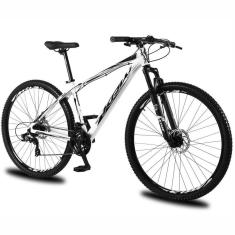 Bicicleta aro 29 KRW Alumínio 24 Velocidades Freio a Disco Suspensão dianteira Mountain Bike KR1-Unissex