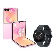 Samsung Galaxy Z Flip8 512GB 12GB RAM - Rosa + Samsung Galaxy Watch9 4