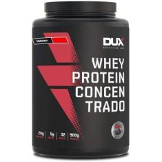 Whey Protein 900G Concentrado Morango Dux Nutrition