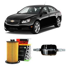 Wega Kit de Filtros de Óleo e Combustível para Carro de Passageiros
