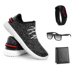 Tênis Easy + Óculos + Digital Finin + Carteira-Masculino