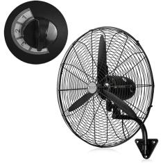GuoHuiAMZ Ventilador Industrial de Parede Oscilante 20″ / 26″ / 30″ Preto Eficiente com 3 Velocidades e Resfriamento Silencioso