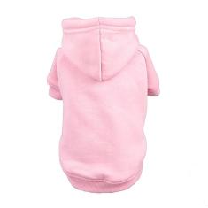 Petmingham Roupas para animais de estimação para cães e gatos com capuz casaco de lã suéter quente roupas para cães