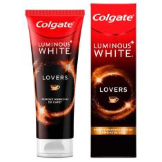 Colgate Creme Dental Branqueador Luminous White Lovers Cafe 70G