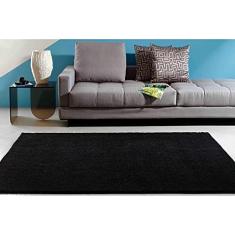 Tapete 100x150 Classic Oasis Tapetes Preto