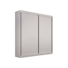 Guarda Roupa Solteiro 2 Portas 3 Gavetas - São Paulo-Branco - Leifer M