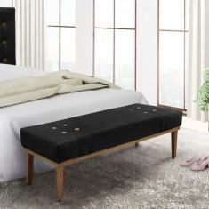 Recamier Banqueta Divã Quarto Casal Banco Estofado 1,6 M - Artemis - M