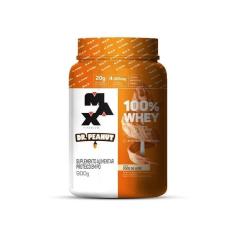 100% Whey Max Titanium X Dr. Peanut (900g) - Sabor: Doce De Leite