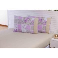 Jogo Lençol 3 Peças Cama Viúva Percal 150 Fios - MIGUEL ENXOVAIS