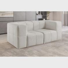 Sofá Modular 2 Lugares Bouclé