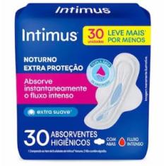 Absorvente Intimus Gel Noturno com Abas 30 unid.