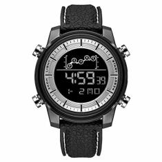 Relógio Digital Masculino 1556 à Prova D´ Água Preto