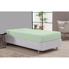 Lençol Para Hotel Clinica Hospedaria Cama Solteiro Verde