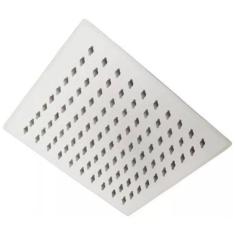 Chuveiro Ducha Slim Quadrado Metal Fria Art. Sem Braço 40X40