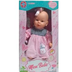 Boneca Meu Bebe Vestido Rosa - Estrela