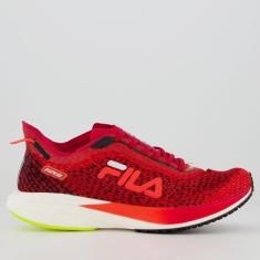 Tênis Fila KR6 Vermelho e Preto-Masculino