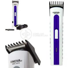 Máquina De Cortar Cabelo Barba Pelos Pezinho Portátil Nhc-3915 Bivolt Recarregável Azul - Nova