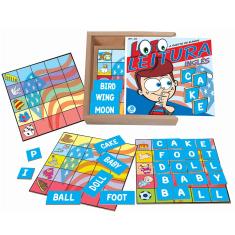 Loto Leitura Inglês Brinquedo Infantil Educativo