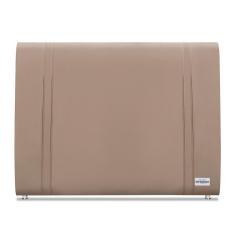 Cabeceira Tamisa Veluto Bege Sup King (8x195x125) - Ortobom